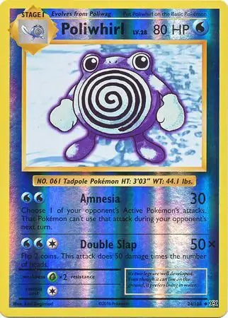24/108 Poliwhirl Reverse Holo