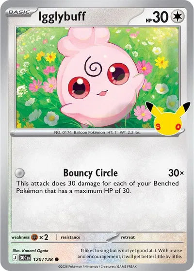 120/128 Igglybuff - Celebration 30th