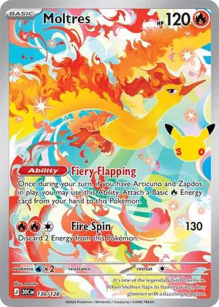 130/128 Moltres - Celebration 30th