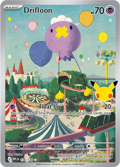 136/128 Drifloon - Celebration 30th