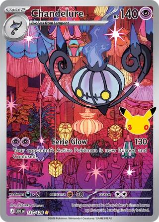 137/128 Chandalure - Celebration 30th