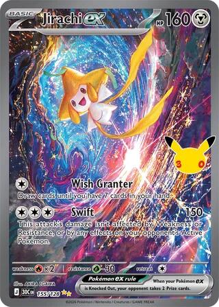155/128 Jirachi EX - Celebration 30th