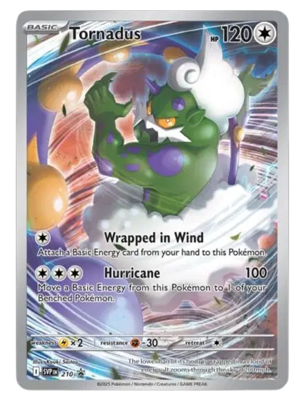 SVP 210 Tornadus - SVP Black Star Promo