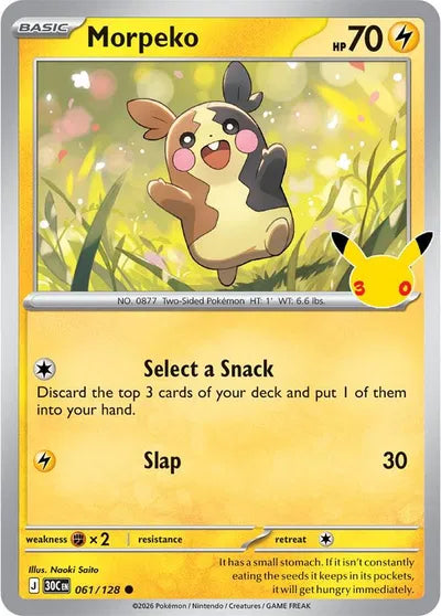061/128 Morpeko - Celebration 30th