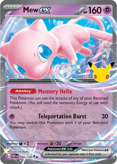 066/128 Mew EX - Celebration 30th