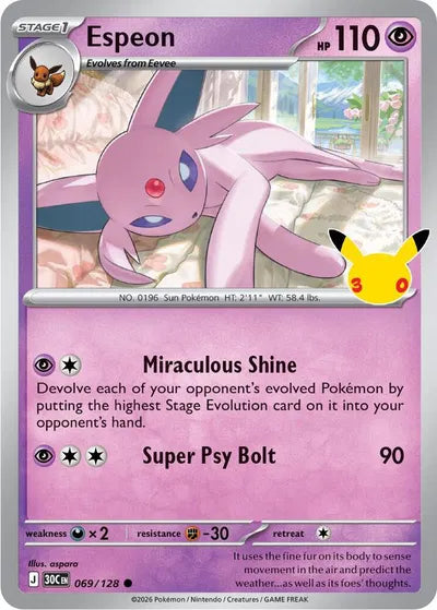 069/128 Espeon - Celebration 30th