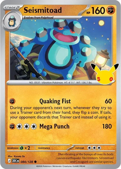 084/128 Seismitoad - Celebration 30th