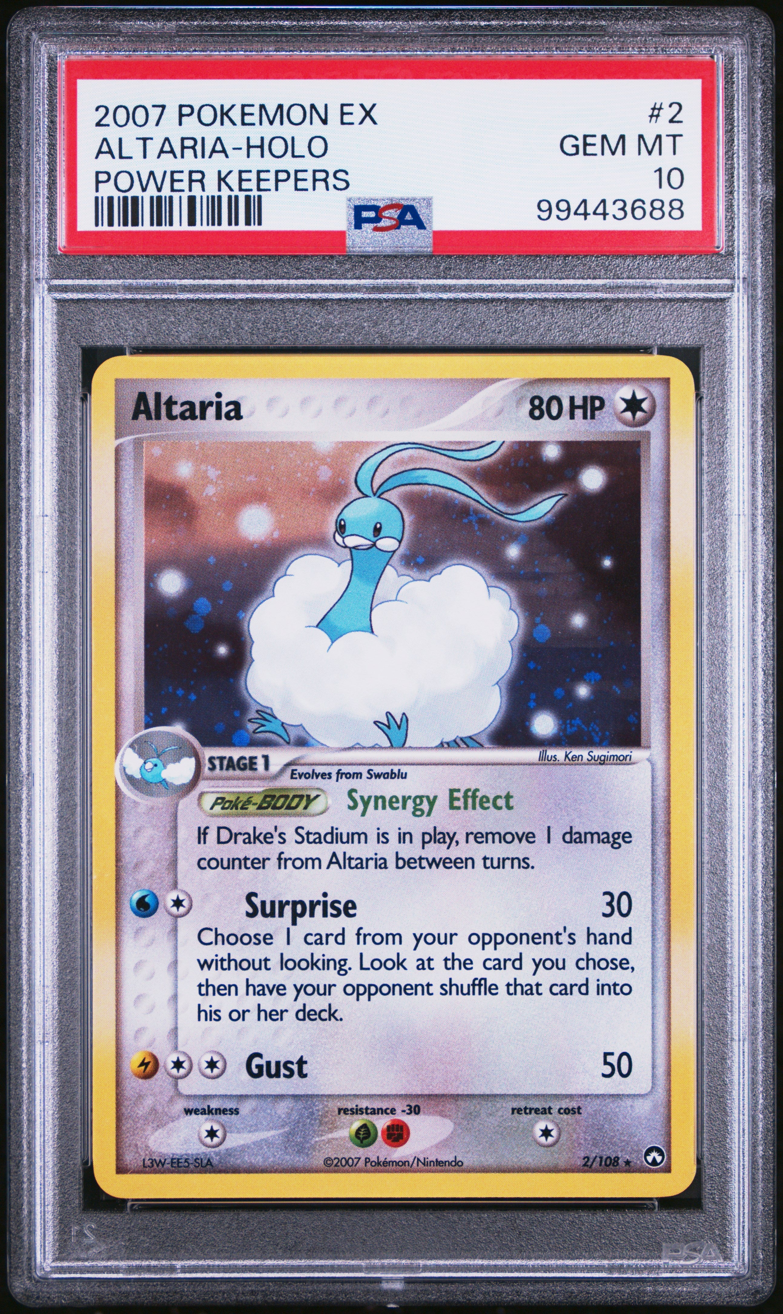Altaria 2 Holo - Pokemon EX Power Keepers PSA 10