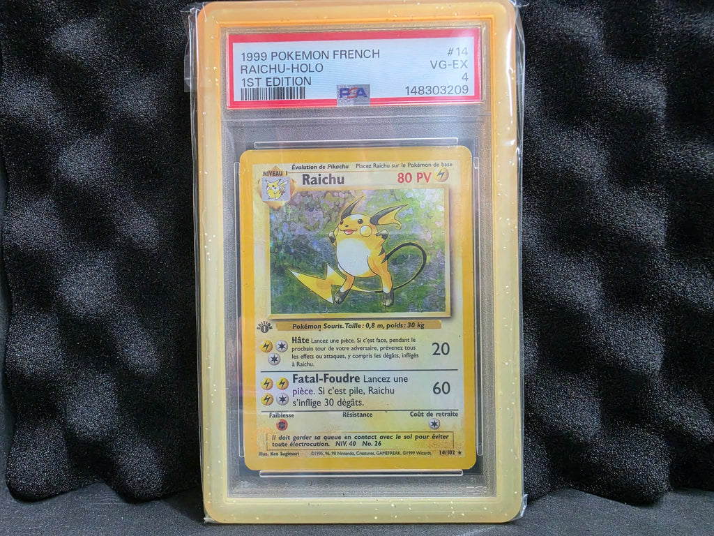 Raichu 14 Holo 1st Edition French PSA 4 Base Set