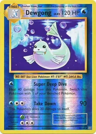 29/108 Dewgong Reverse Holo