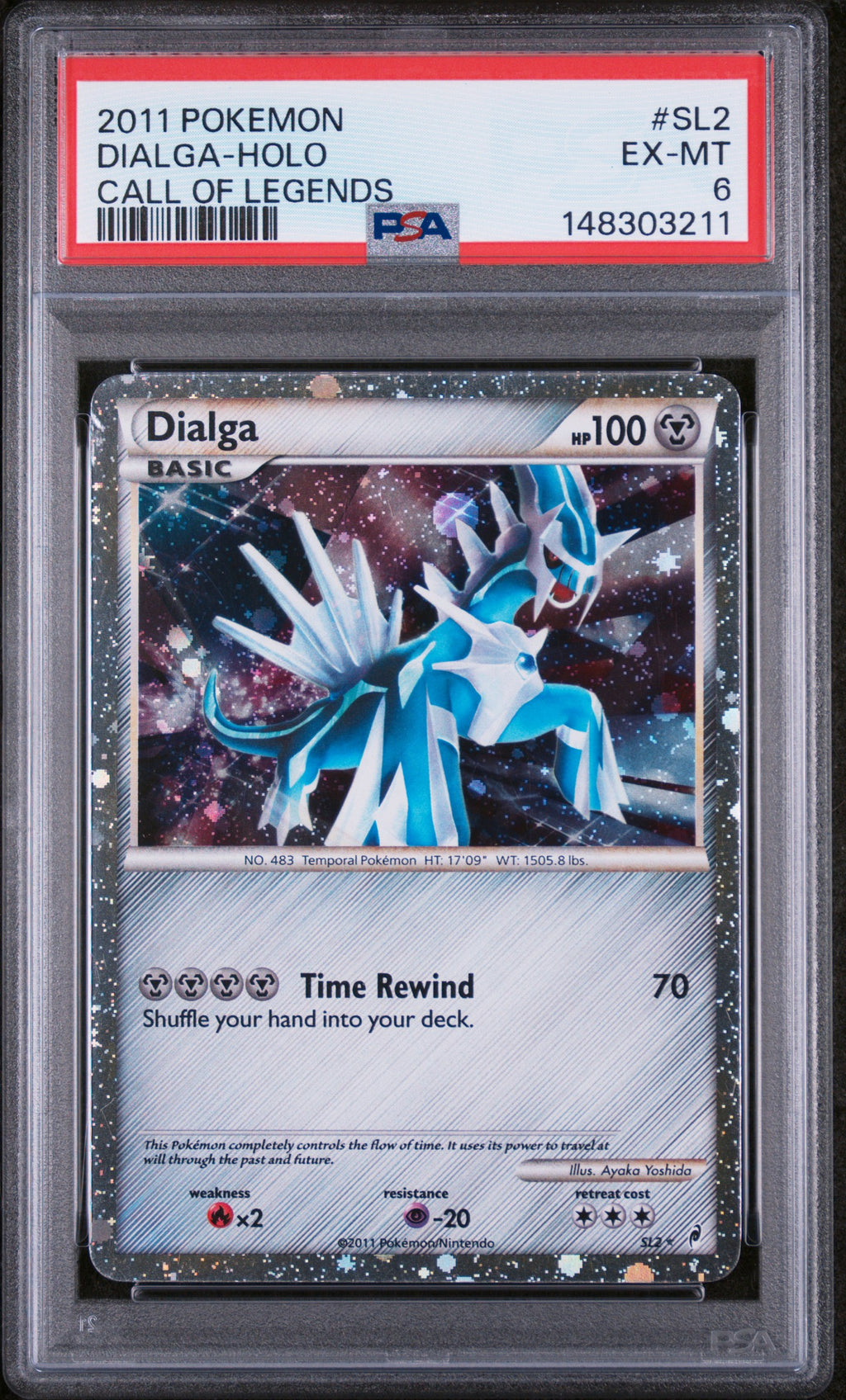 Dialga SL2 Call of Legends 2011 PSA 6