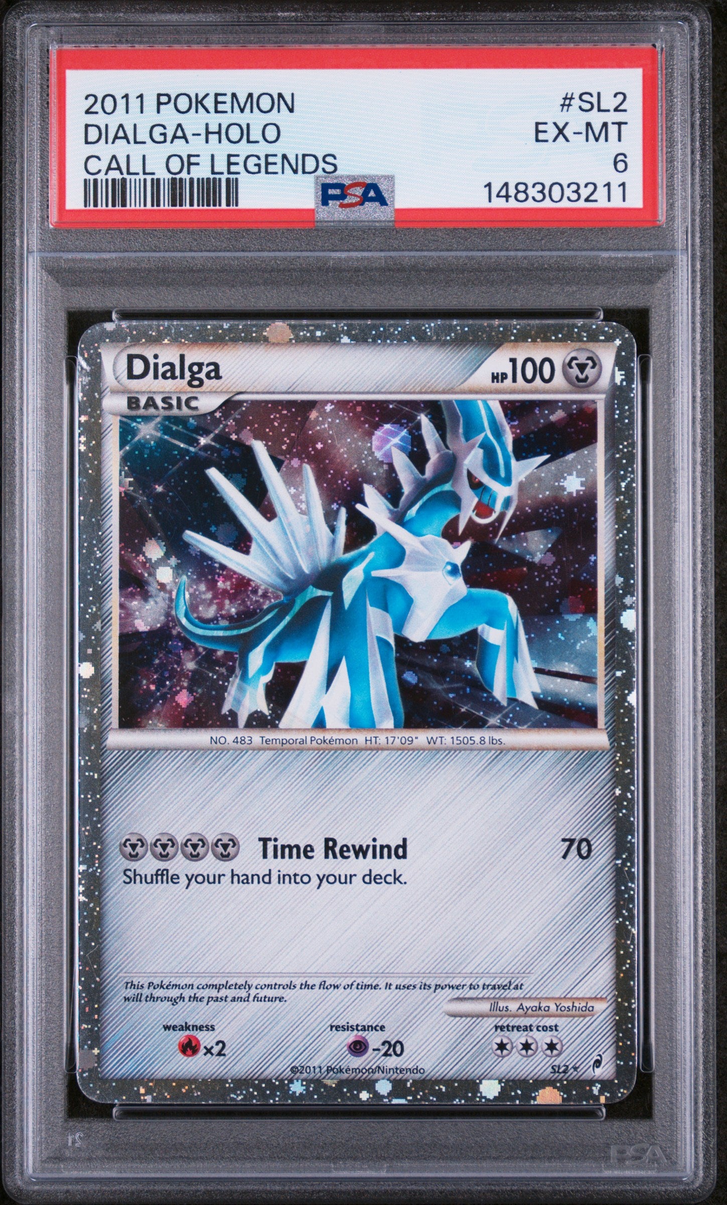 Dialga SL2 Call of Legends 2011 PSA 6