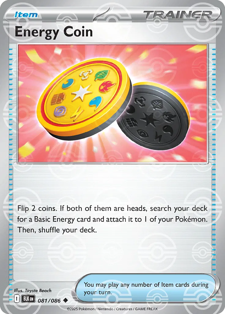 081/086 Energy Coin Poke Ball