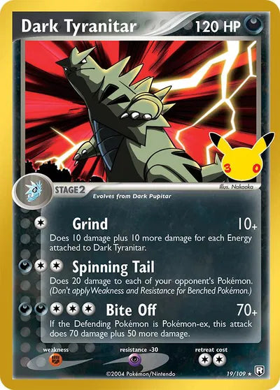 19/109 Dark Tyranitar - Celebration 30th