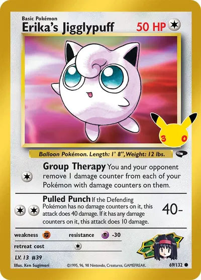69/132 Erika's Jigglypuff - Celebration 30th