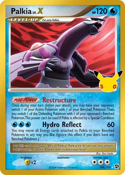 106/106 Palkia LV.X - Celebration 30th