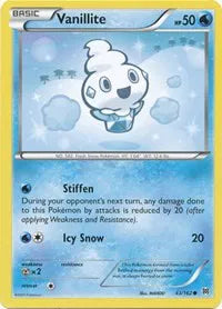 43/162 Vanillite Reverse Holo - Breakthrough