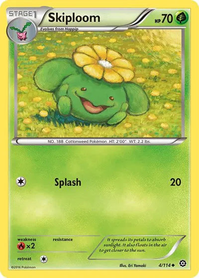 4/114 Skiploom Reverse Holo - Steam Siege