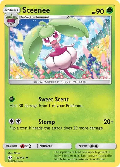 19/149 Steene Reverse Holo - Sun & Moon Base Set
