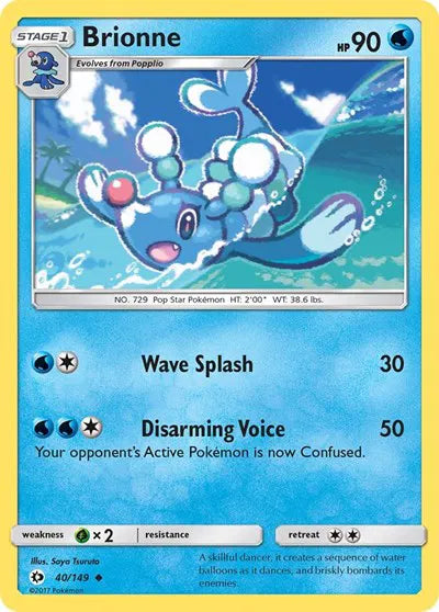 40/149 Brionne Reverse Holo - Sun & Moon Base Set
