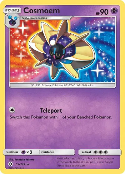 65/149 Cosmoem Reverse Holo - Sun & Moon Base Set