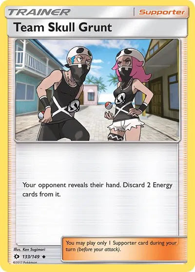 133/149 Team Skull Grunt Reverse Holo