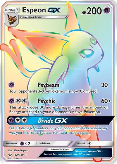 152/149 Espeon GX - Sun & Moon Base Set