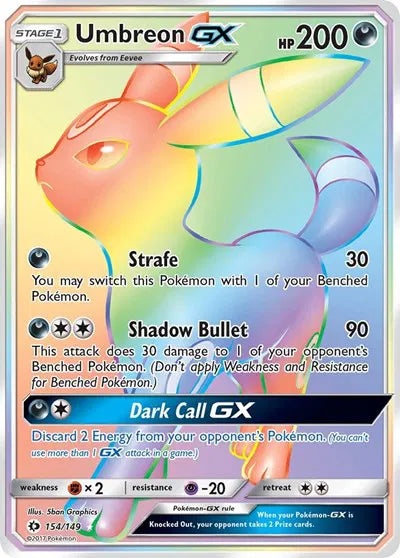 154/149 Umbreon GX - Sun & Moon Base Set
