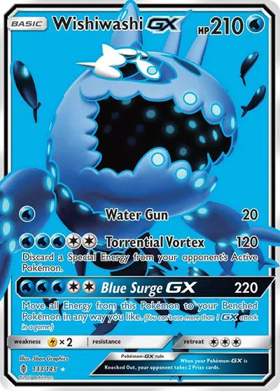 133/145 Wishiwashi GX - Guardians Rising