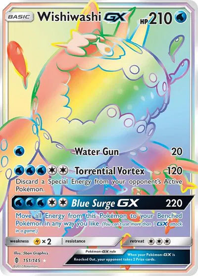 151/145 Wishiwashi GX - Guardians Rising