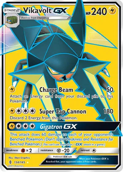 134/145 Vikavolt GX - Guardians Rising