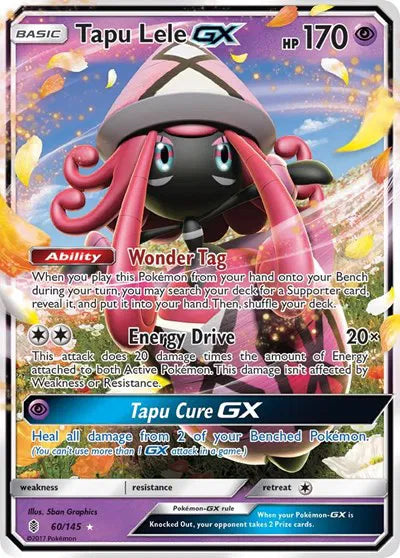 59/145 Tapu Lele GX - Guardians Rising