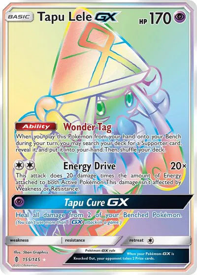 155/145 Tapu Lele GX - Guardians Rising