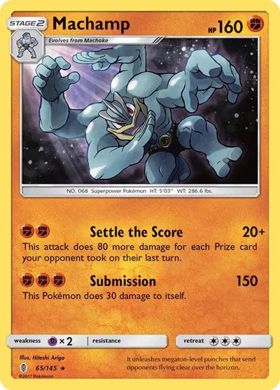 65/145 Machamp Holofoil - Guardians Rising