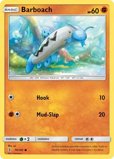 70/145 Barboach Reverse Holo - Guardians Rising