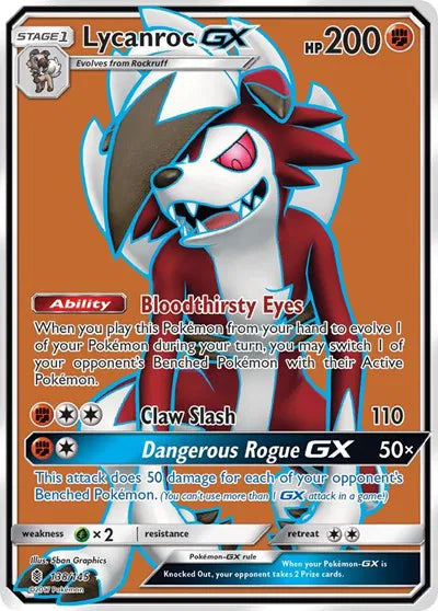 138/145 Lycanroc GX - Guardians Rising
