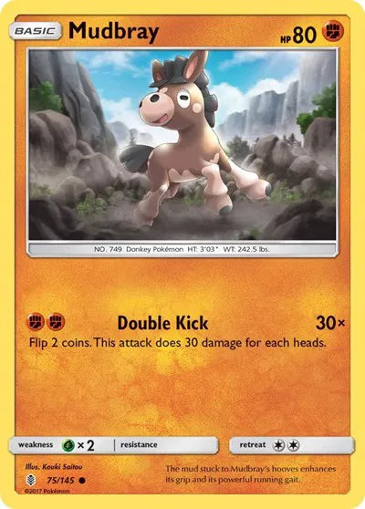 75/145 Mudbray Reverse Holo - Guardians Rising