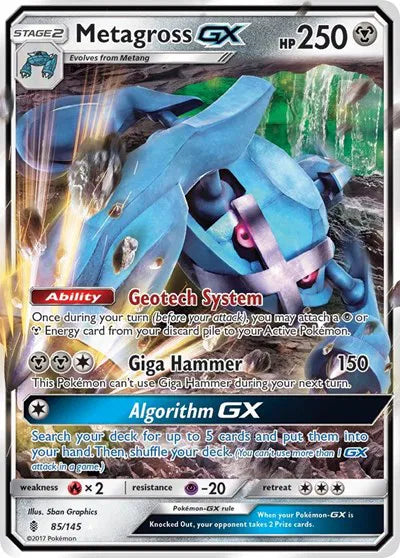 85/145 Metagross GX - Guardians Rising