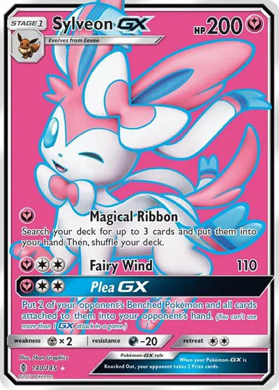 140/145 Sylveon GX - Guardians Rising