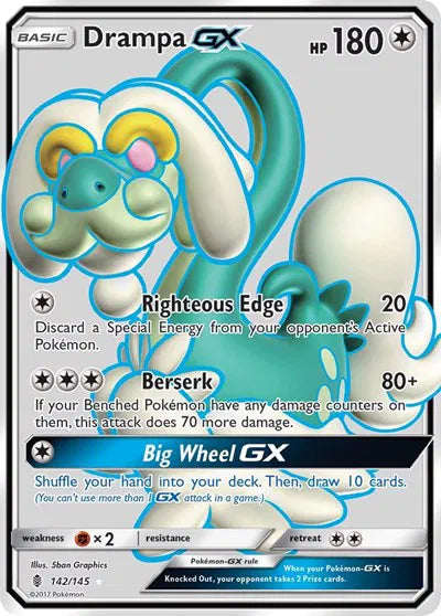 142/145 Drampa GX - Guardians Rising