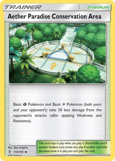 116/145 Aether Paradise Conservation Area Reverse Holo
