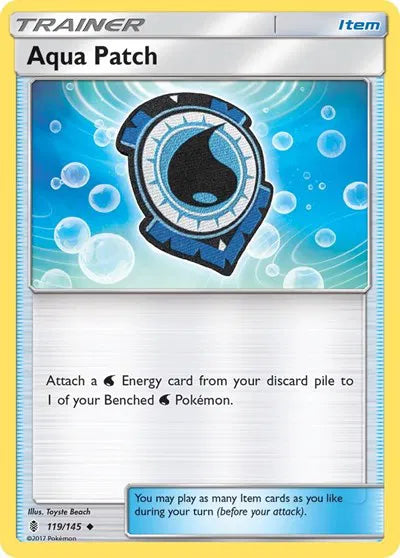 119/145 Aqua Patch Reverse Holo - Guardians Rising