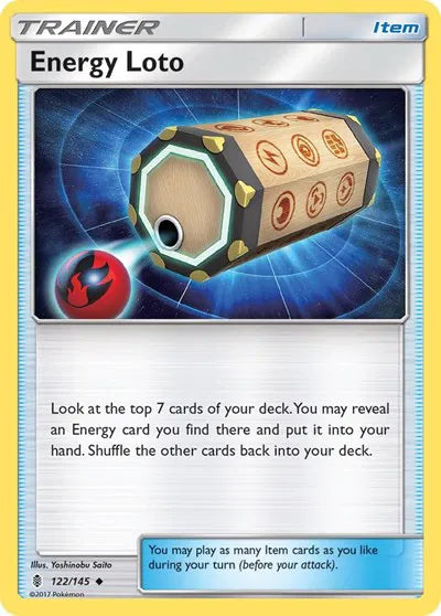 122/145 Energy Loto Reverse Holo - Guardians Rising