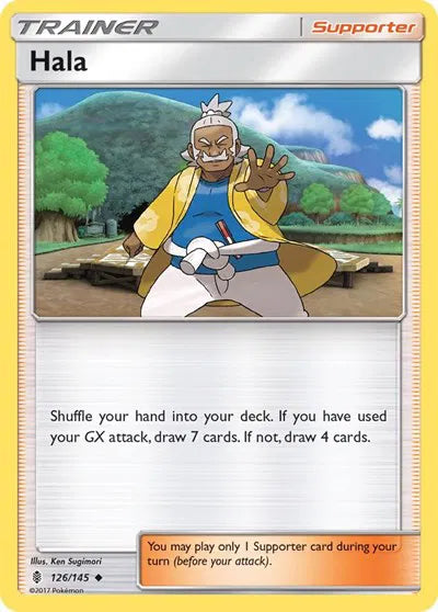 126/145 Hala Reverse Holo - Guardians Rising