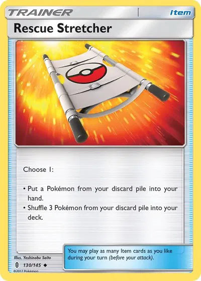 130/145 Rescue Stretcher Reverse Holo - Guardians Rising