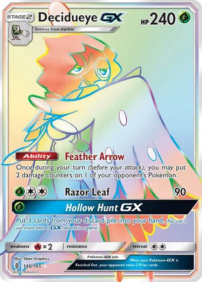 146/145 Decidueye GX - Guardians Rising