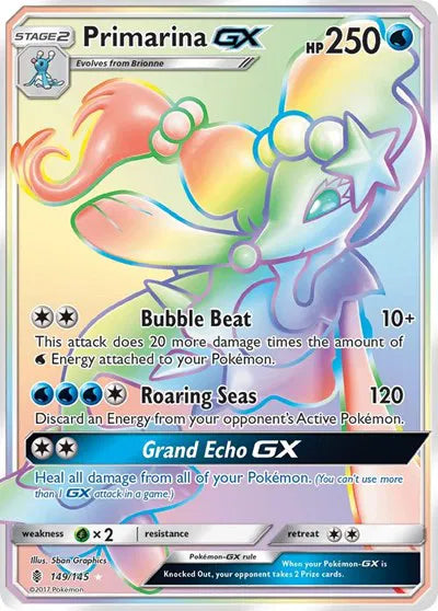 149/145 Primarina GX - Guardians Rising