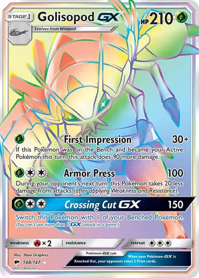 148/147 Golisopod GX - Burning Shadows
