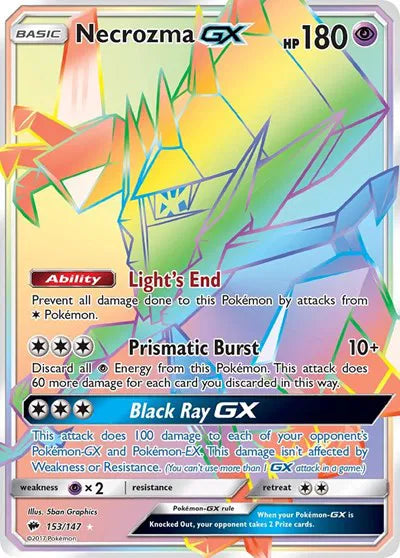 153/147 Necrozma GX - Burning Shadows