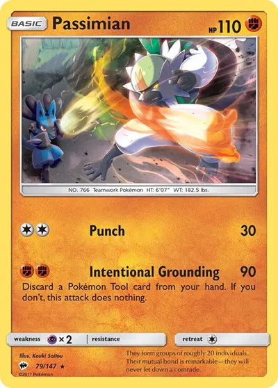 79/147 Passimian Reverse Holo - Burning Shadows